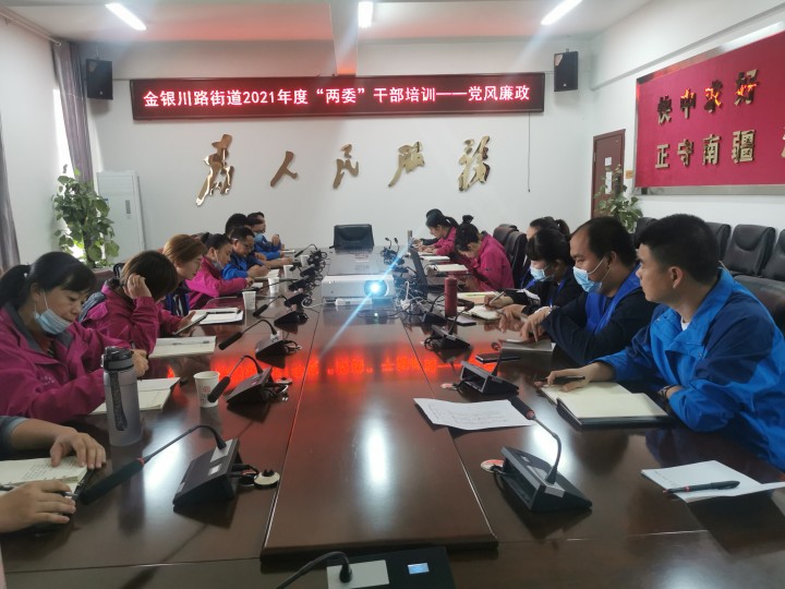 金銀川路街道舉辦2021年度社區(qū)“兩委”干部培訓(xùn)班