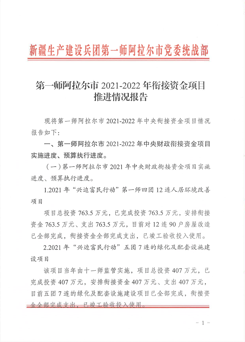 四團2023年興邊富民行動項目入庫的批復