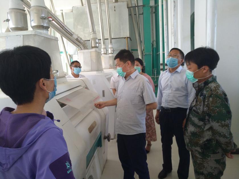 胡三虎副師長帶隊調研督導安全生產工作