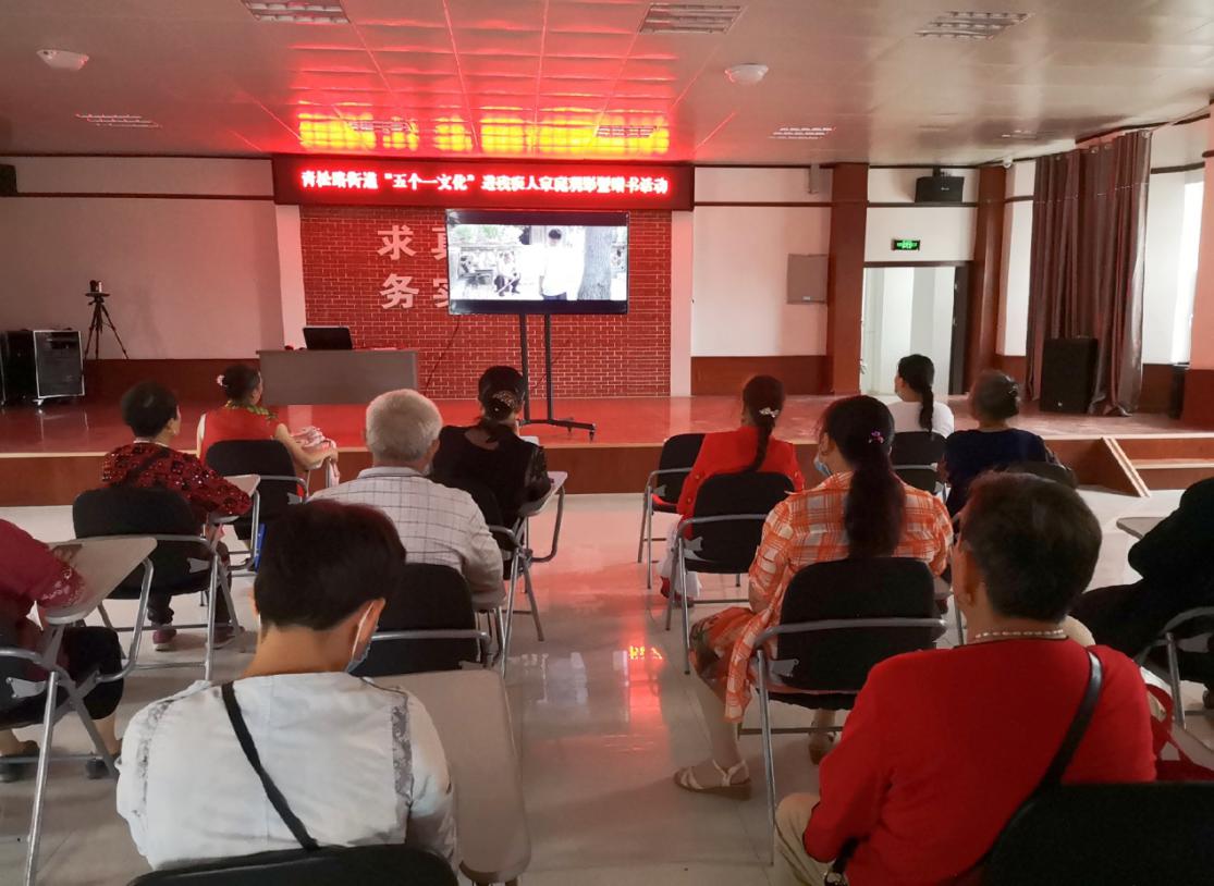 青松路街道組織開展“五個(gè)一文化”進(jìn)殘疾人家庭--觀影暨贈(zèng)書活動(dòng)