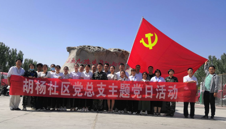 胡楊社區(qū)黨總支開展慶祝建黨99周年主題黨日活動(dòng)