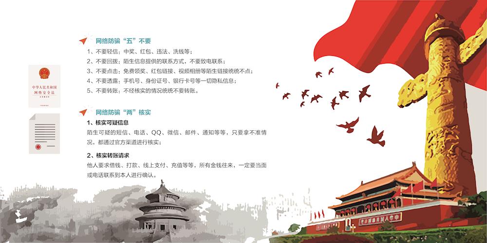 網(wǎng)絡(luò)防騙“五”不要、“兩”核實(shí)