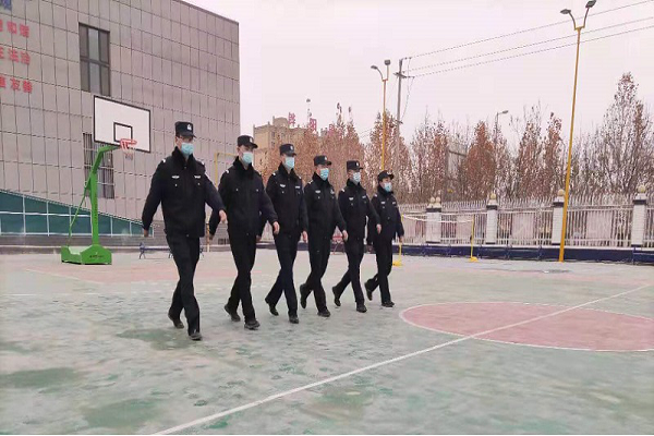 師市公安機關開展全警實戰大練兵隊列練兵考核