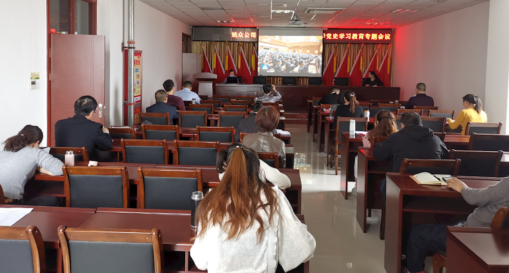 統眾公司開展黨史學習教育“熱身”活動