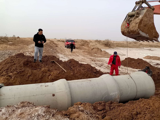 第一師阿拉爾市對轄區(qū)內(nèi)天然氣長輸管線開展巡查