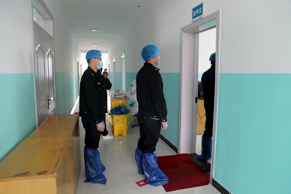 六團新冠疫苗接種正在進行中