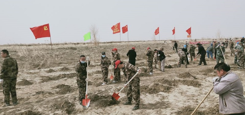 水利局積極參與師市組織開展的2021年春季義務(wù)植樹活動