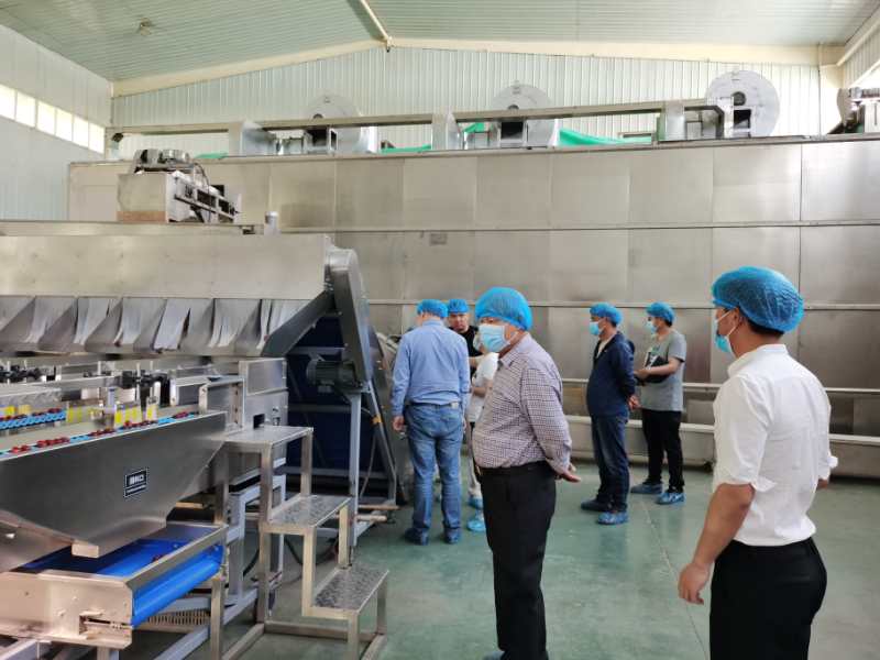 中檢集團評審組對聚天紅果業公司HACCP質量認證專項審核檢查