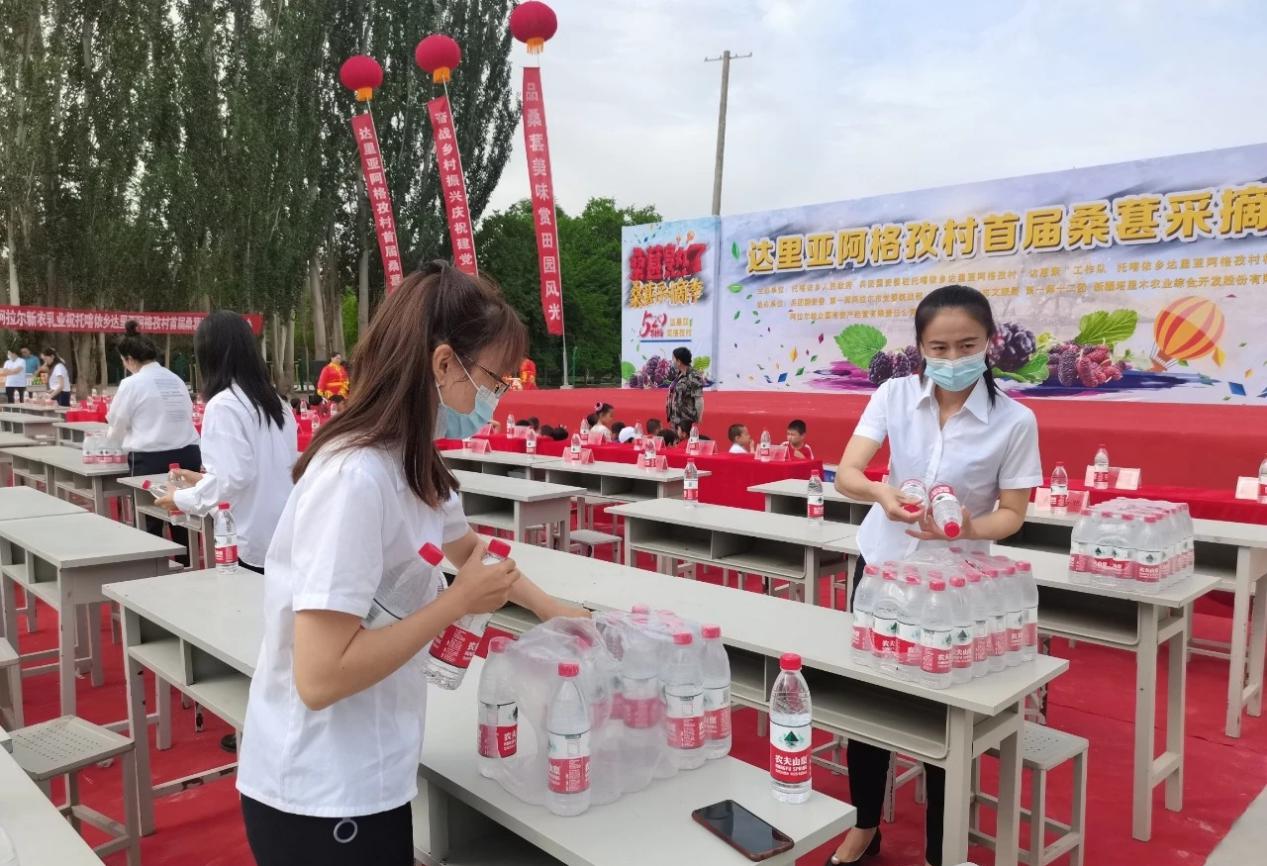 【我為群眾辦實事】統眾公司助力托喀依鄉三隊桑葚采摘節