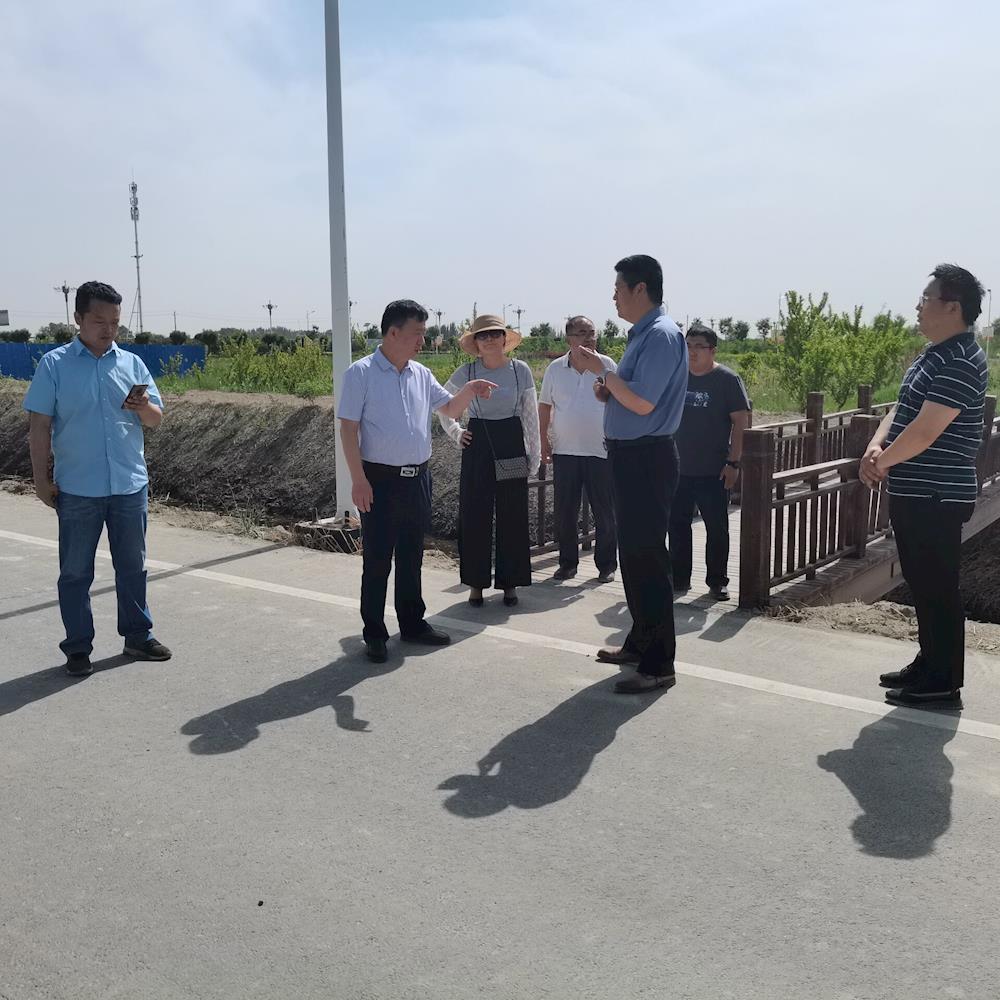 兵團自然資源局黨組成員、副局長蒲軍赴一師開展大學城項目保障調研工作