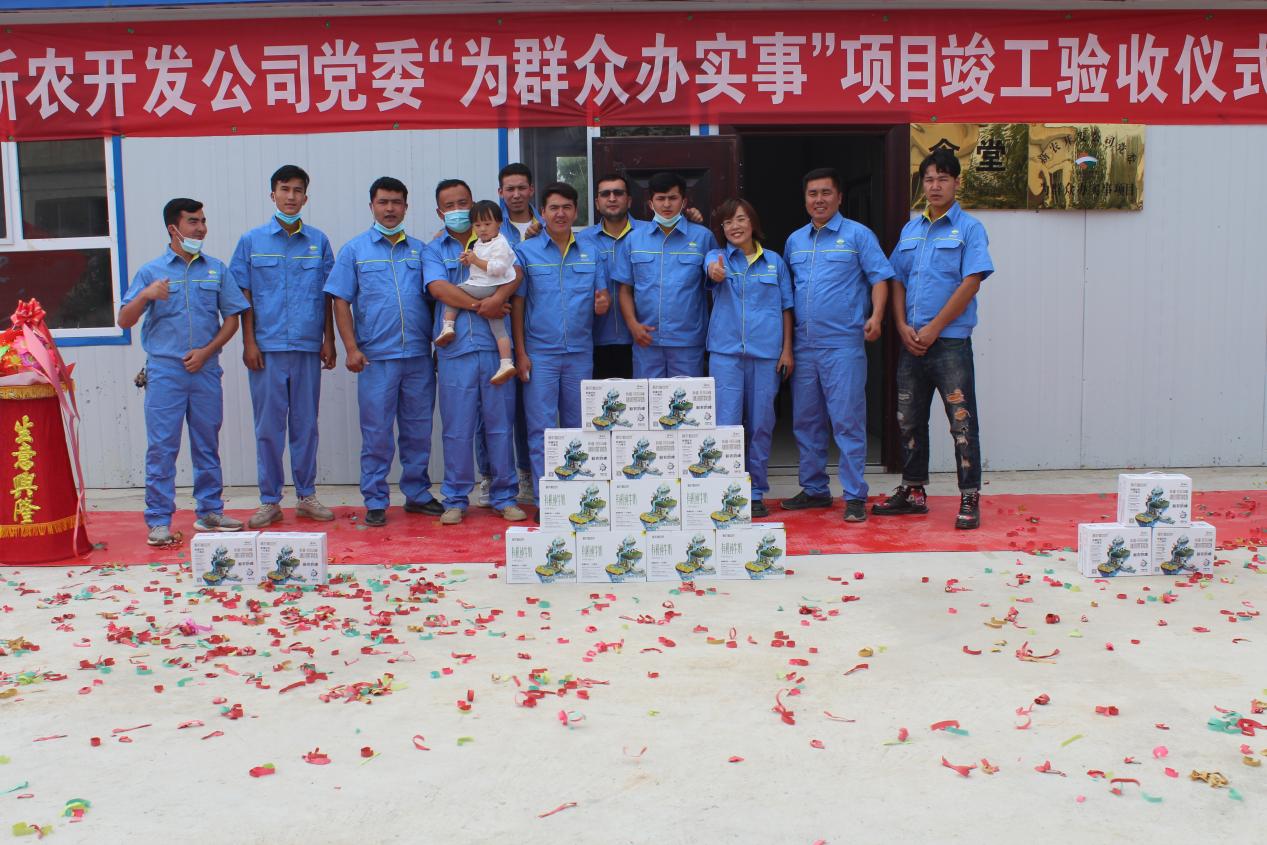 新農開發公司用實際行動踐行“我為群眾辦實事”   