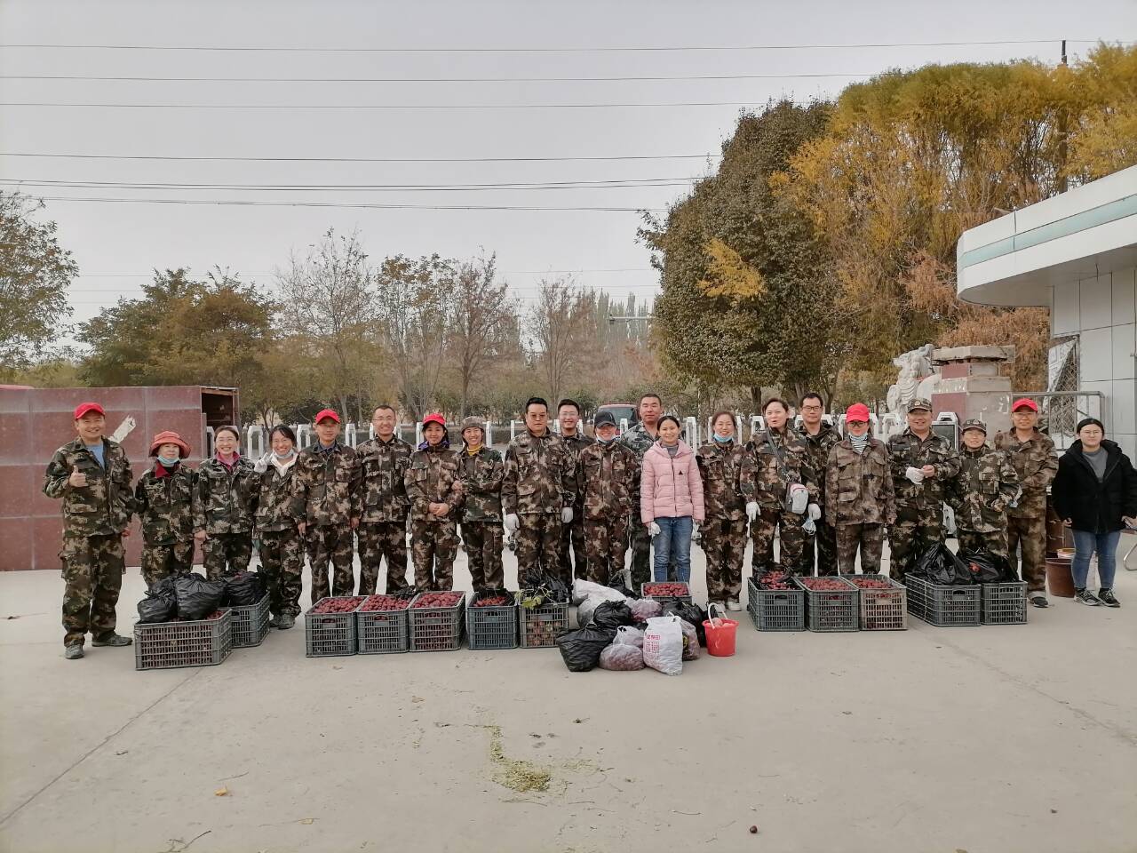 “情滿金秋 收獲喜悅”  --統眾公司組織全體員工開展秋季趣味采摘活動