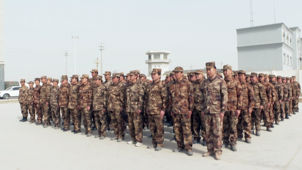 一團有序開展基干民兵大冬訓工作