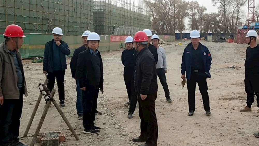 六團組織開展2022年開復工項目建設督導檢查