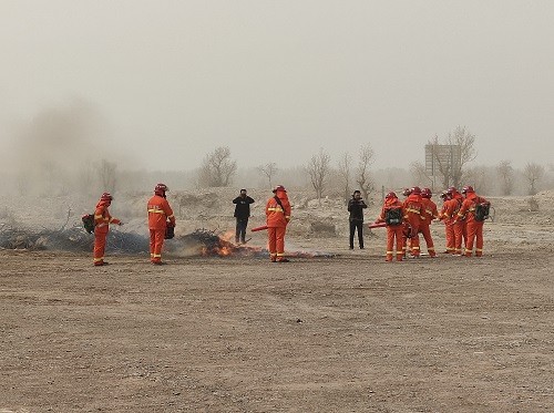 第一師林業(yè)和草原局聯(lián)合三團(tuán)開(kāi)展2022年森林草原火災(zāi)應(yīng)急演練