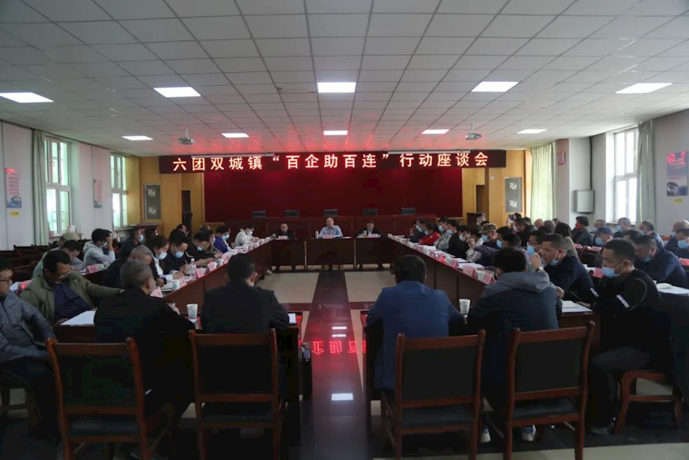 六團召開“百企助百連”行動座談會