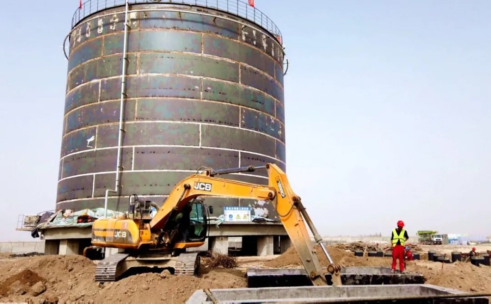 一團招商引資企業京藤能源正加緊施工