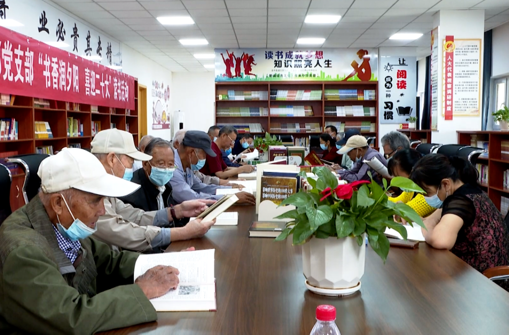 一團離退休干部黨支部開展  “書香潤夕陽 喜迎二十大”  讀書系列活動