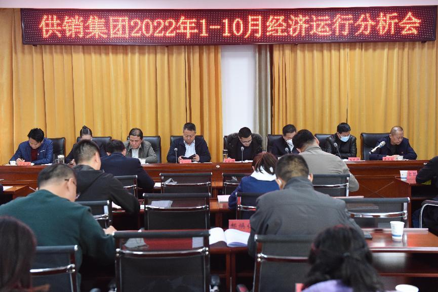 供銷集團公司召開2022年1-10月經(jīng)濟運行分析會