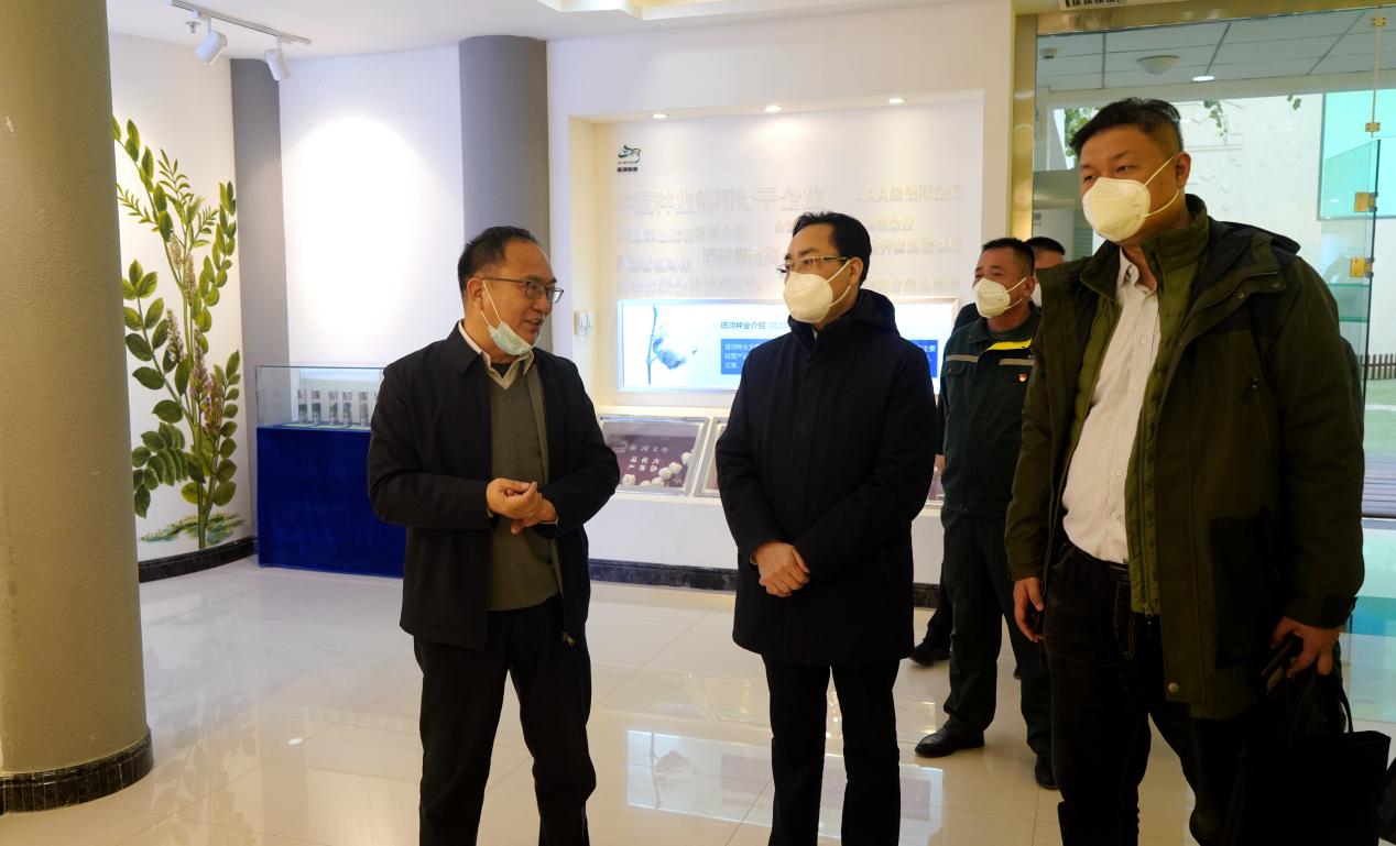 兵團發展改革委一行蒞臨新農開發  調研指導工作   