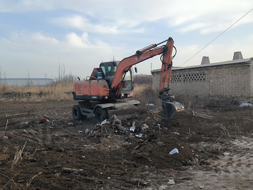 清理衛生死角 助力文明創城