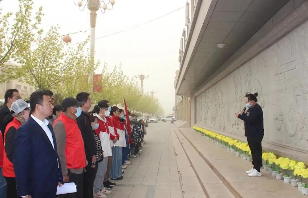 一團開展“清明追思 緬懷英烈 傳承精神”暨清明節紀念活動