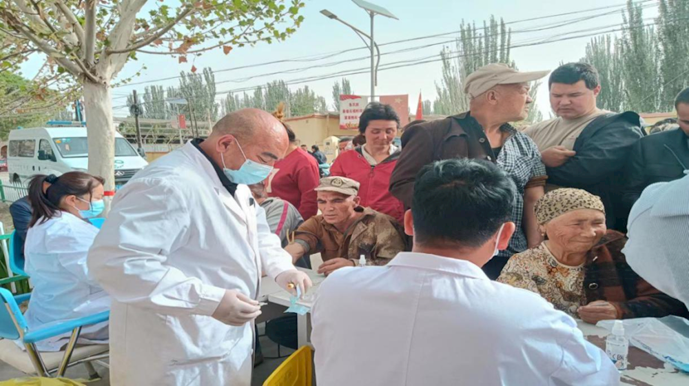 托喀依鄉(xiāng)達里亞阿格孜村開展“全民免費布病篩查”活動