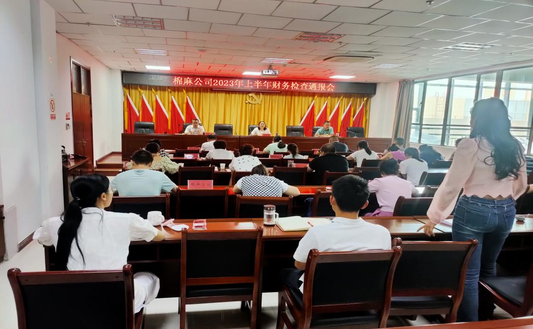 棉麻公司開展財務(wù)檢查 加強財務(wù)監(jiān)督管理