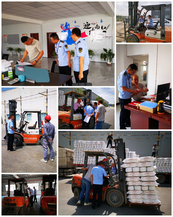 緊繃安全弦  擰緊安全閥 師市市場監管局節日期間開展叉車使用單位安全專項檢查