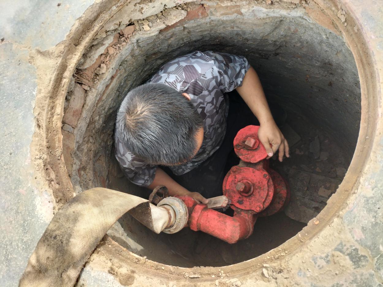 鵬碩棉業全面開展消防栓維護保養工作