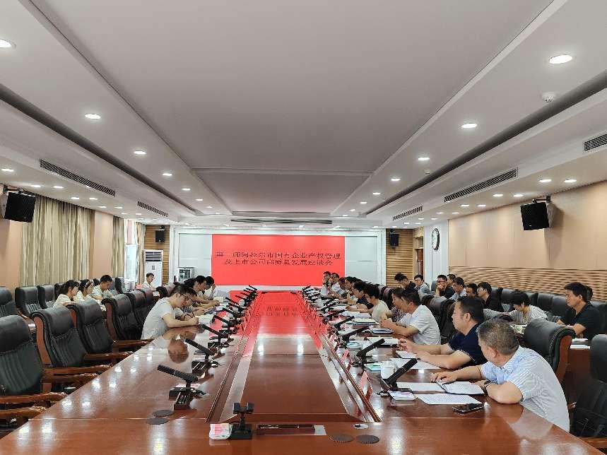 師市國資委召開國有企業產權管理及上市公司高質量發展座談會   