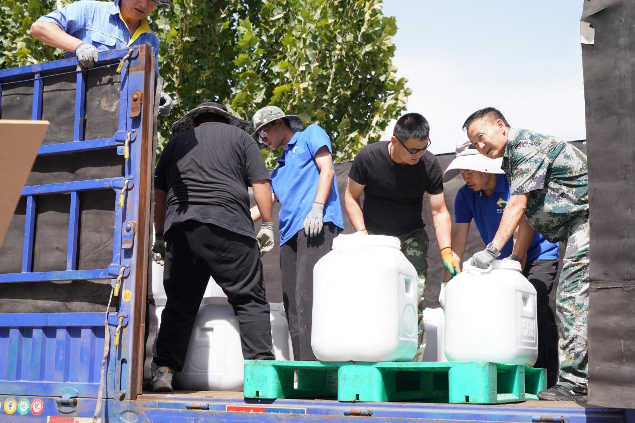 集體發貨 助力生產經營   