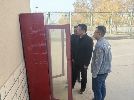 二團團黨委副書記、團長實地調研檢查安全生產工作