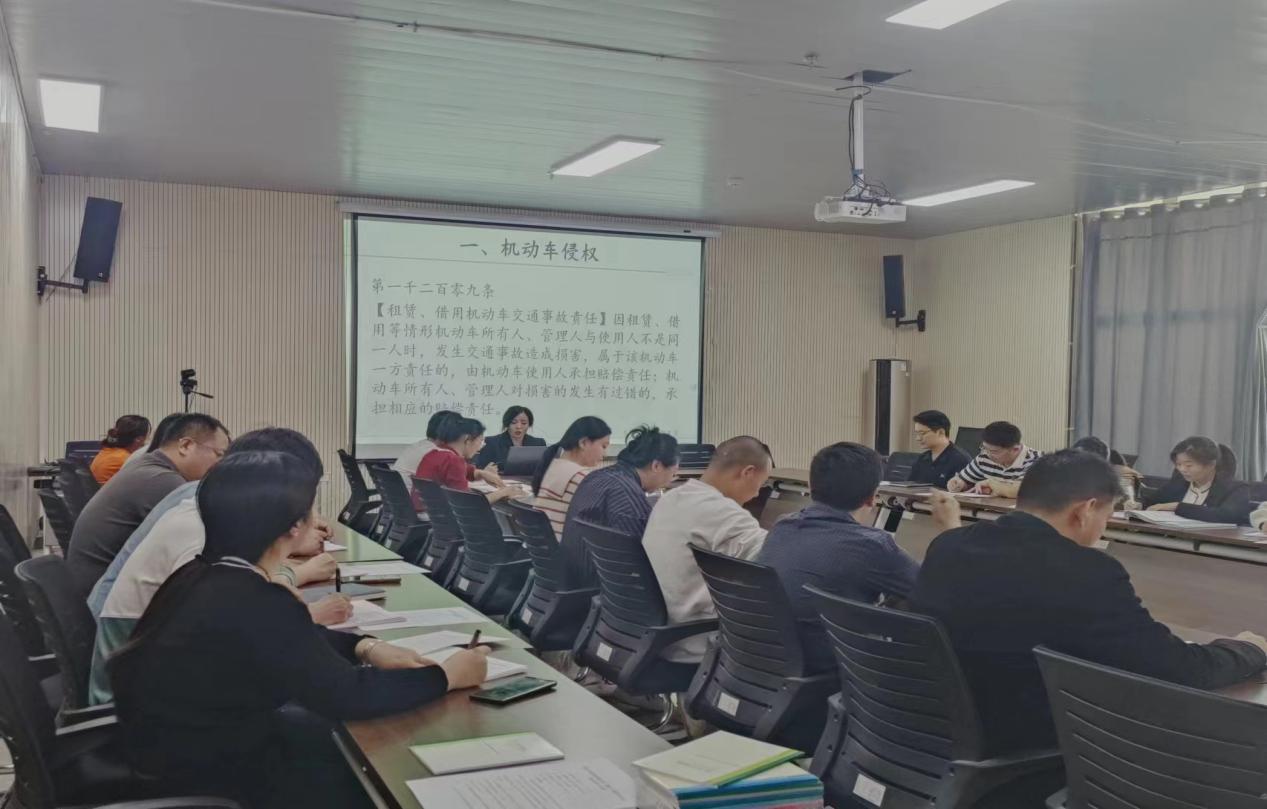 科教集團開展春節前夕交通安全法治宣傳工作