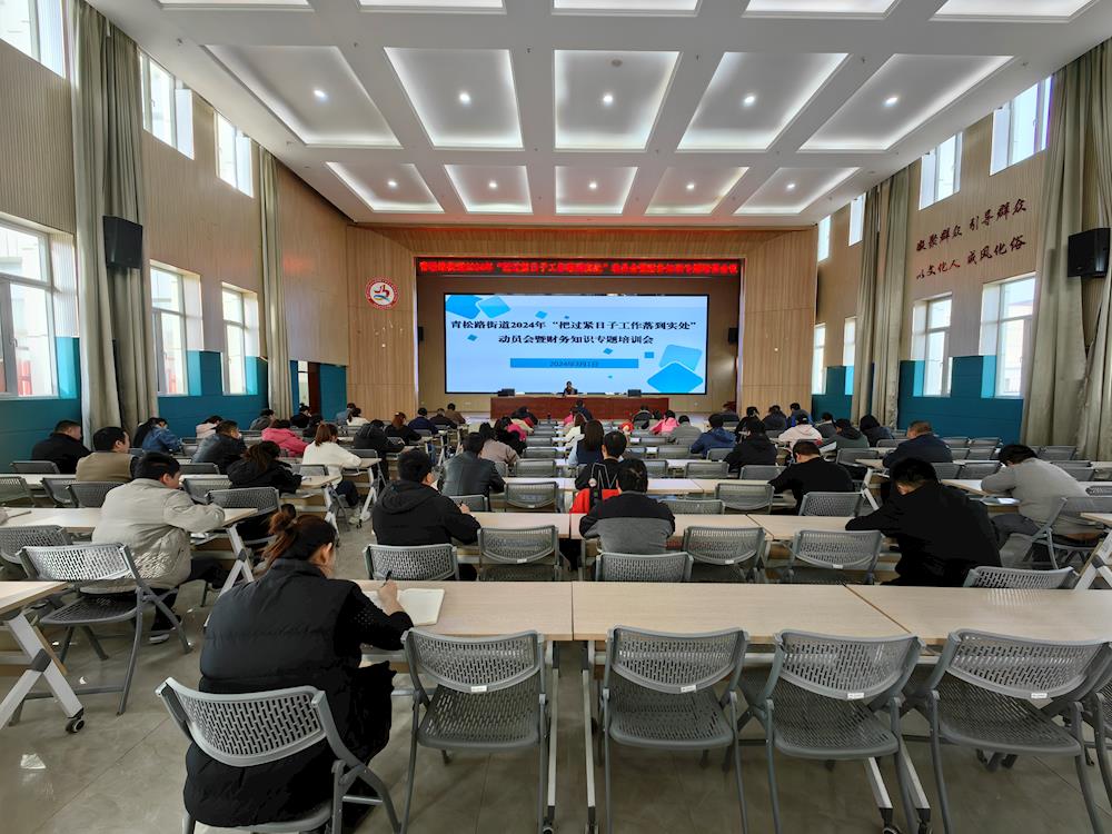 青松路街道召開2024年“把過緊日子工作落到實處”動員會