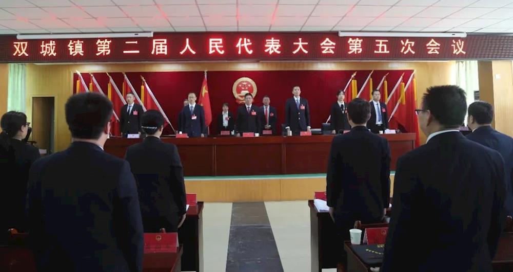 雙城鎮(zhèn)第二屆人民代表大會第五次會議勝利閉幕