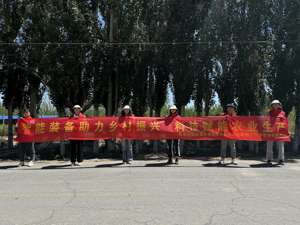 塔職學子三下鄉實踐“青”力“青”為，為師市鄉村振興注入青春力量