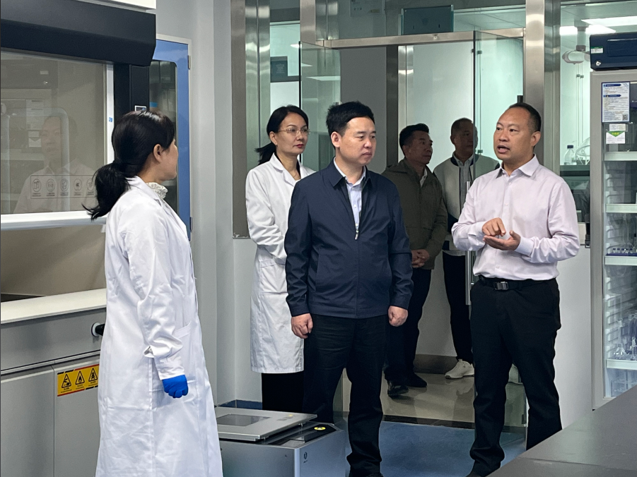 臺州市衛健系統蒞臨師市疾控中心調研考察