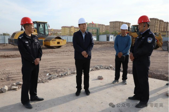 二團黨委書記、政委安剛調研企業安全生產工作