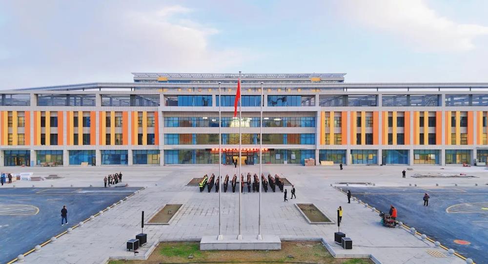 兵團首家國家區域醫療中心新院區舉行首次升國旗儀式