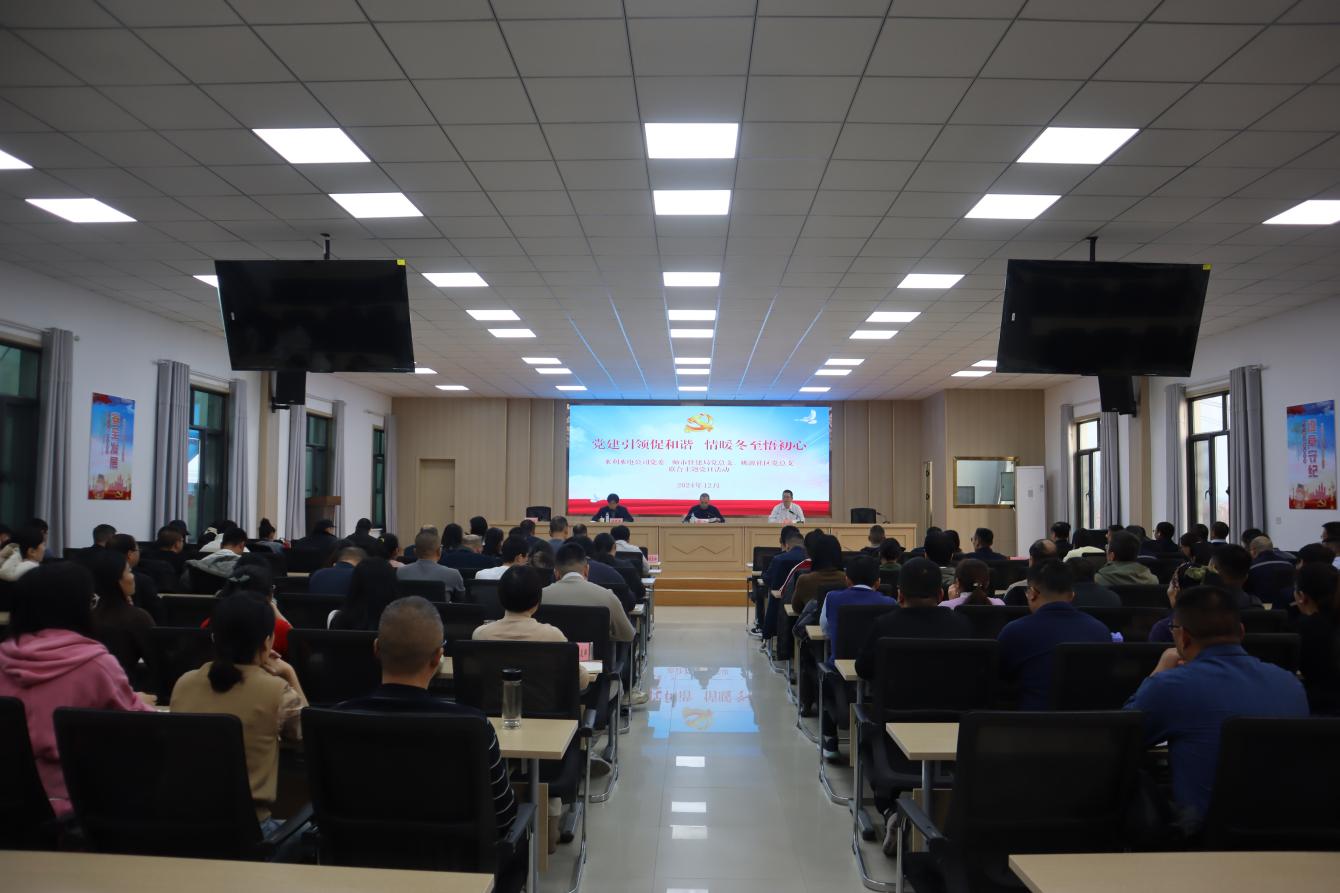 水利水電公司黨委聯合師市住建局、桃園社區開展“黨建引領促和諧 情暖冬至悟初心”    主題黨日活動