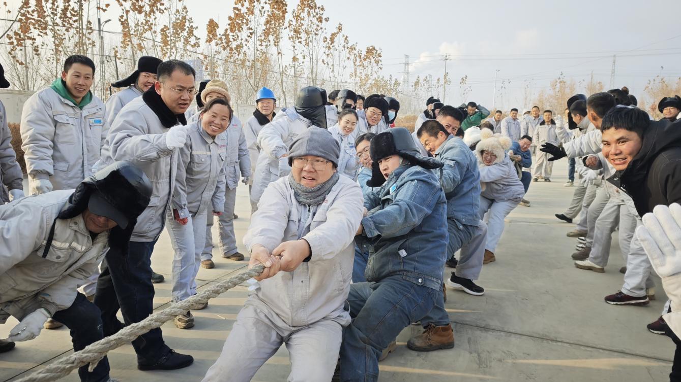 共享運動激情  綻放青松風采——青松化工有限公司黨委冬季運動會點燃職工運動熱情