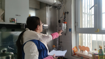 南公園社區網格員：冬日安全“敲門人”