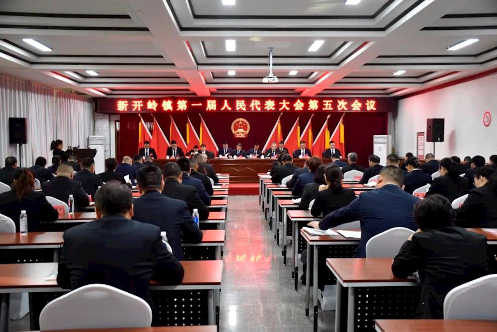 【聚焦新開嶺】新開嶺鎮第一屆人民代表大會第五次會議召開