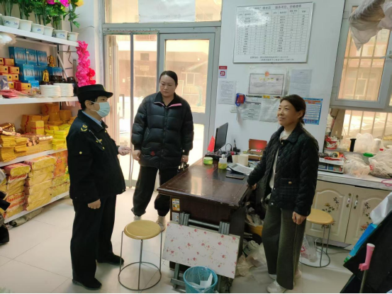 二團開展“清明節”前殯葬用品市場聯合檢查