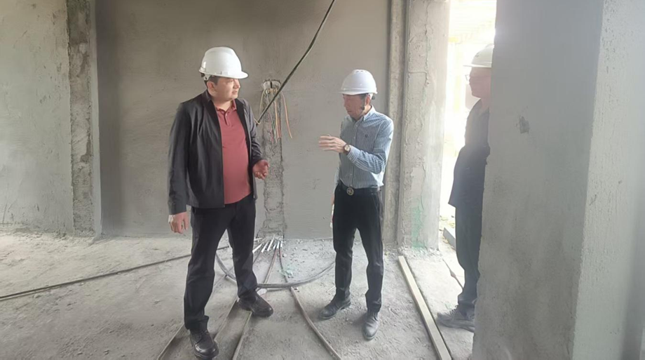 托喀依鄉開展和合書院建筑工地安全生產檢查