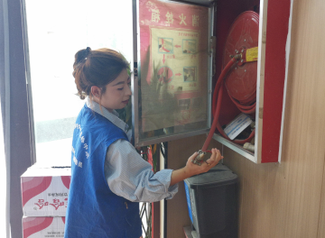 春暉社區：查隱患 強宣傳 筑牢平安防線