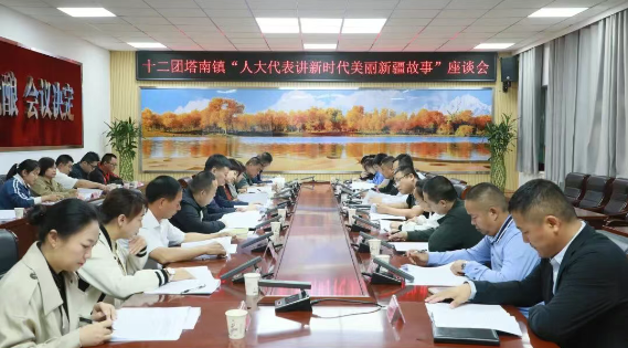 十二團塔南鎮開展“人大代表講新時代美麗新疆故事”系列活動
