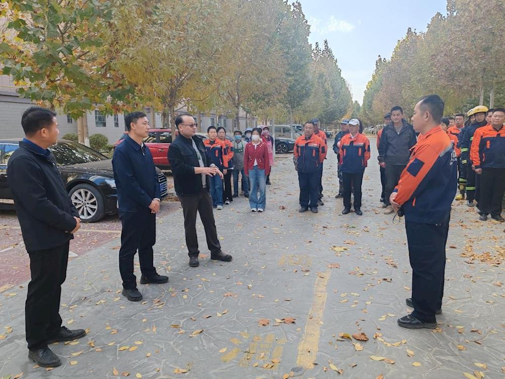師市城市管理局開展2025年物業行業消防演練