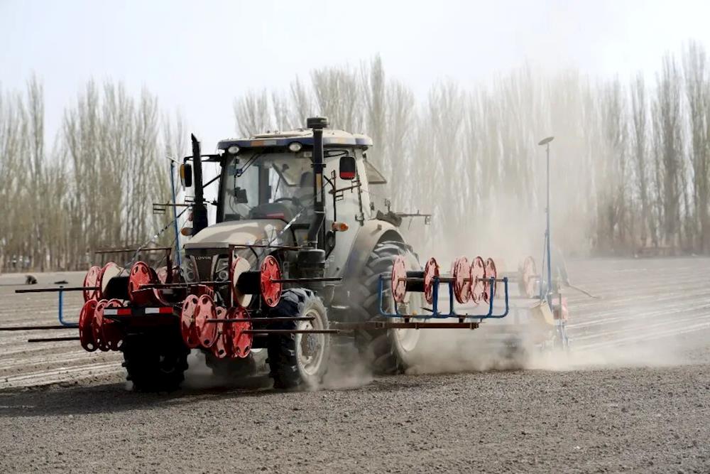 十六團新開嶺鎮春耕春播全面推進 夯實農業發展根基